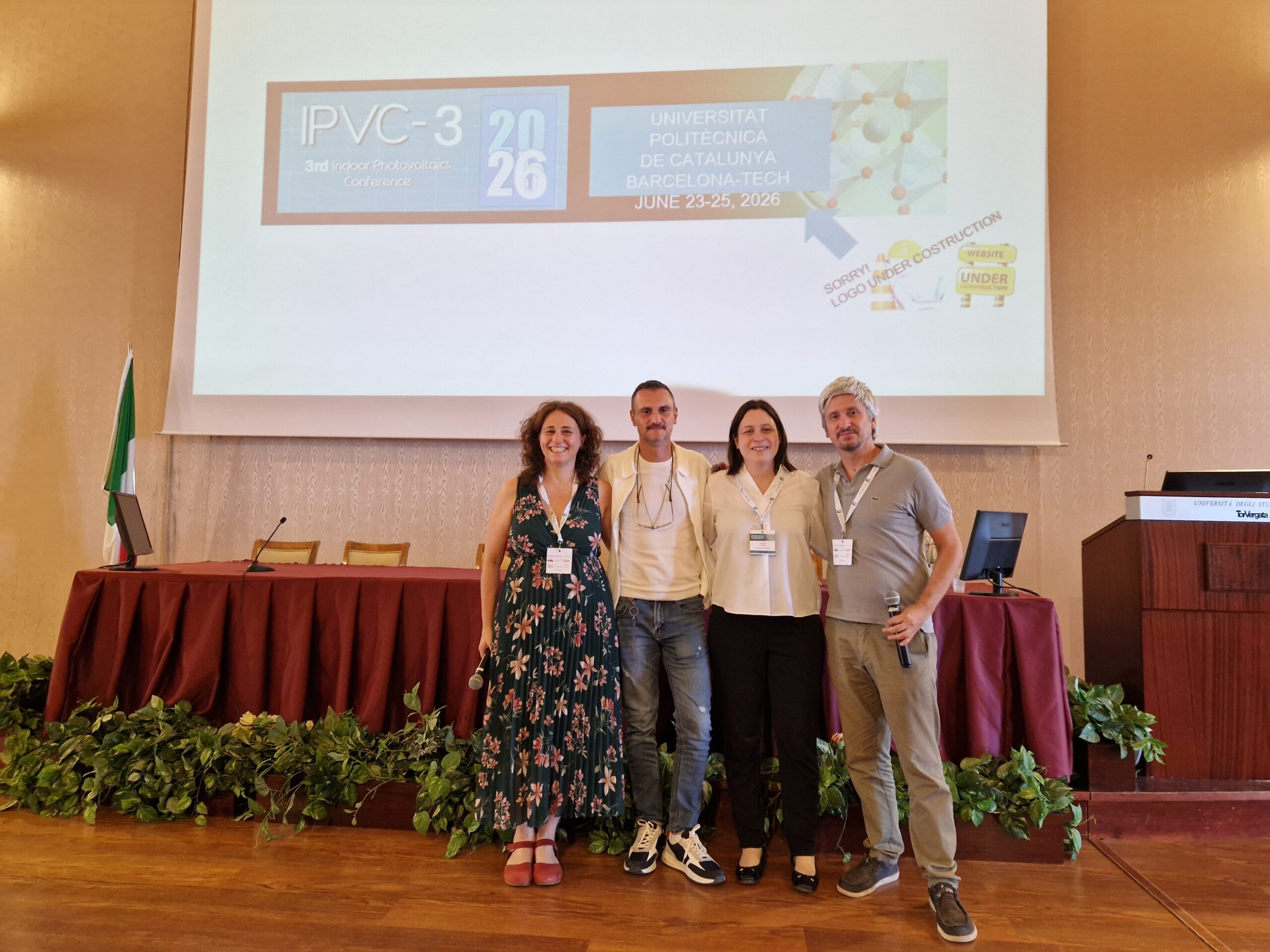 Indoor PV Conference (IPVC-2) in Villa Mondragone